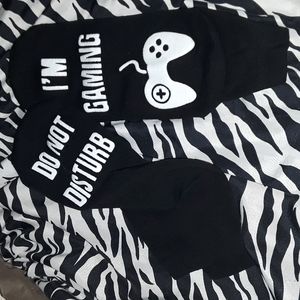 Gamer socks Do Not Disturb I'm Gaming NEW